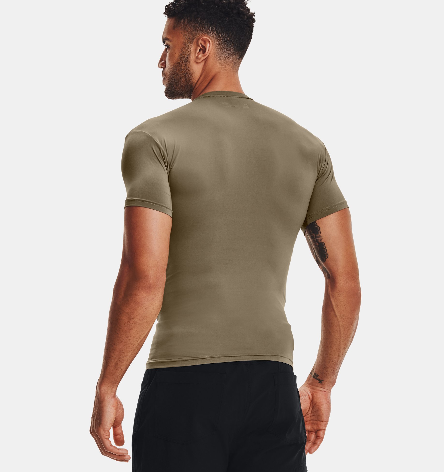 Under Armour 1216007 Men's Tee UA HeatGear Compression Short Sleeve T-Shirt 